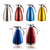 Maxbell Double Wall Design Non-Toxic Stainless Steel 1.5L Capacity Double Vacuum Insulation Thermal Coffee Carafe Home Water Pot Yellow