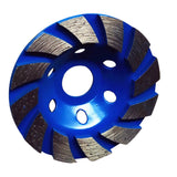 Maxbell Diamond Grinding Wheel Concrete Cup Disc Concrete Stone Tool 100mm Blue