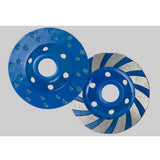 Maxbell Diamond Grinding Wheel Concrete Cup Disc Concrete Stone Tool 100mm Blue