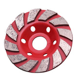Maxbell Diamond Grinding Wheel Concrete Cup Disc Concrete Stone Tool 100mm Red