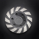 Max Diamond Grinding Wheel Concrete Cup Disc Concrete Stone Tool 100mm Black