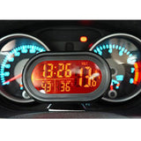 Maxbell Car Auto LCD Digital Clock Thermometer Temperature Voltage Meter Monitor