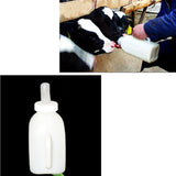 Maxbell 1L 34oz Calf Milk Bottle Hand Rearing Poddy Teat Weaning Feeder Milking Farm