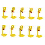 Maxbell 10Pcs Poultry Water Drinking Cups- Chicken, Hen - Automatic Drinker Yellow