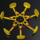 Maxbell 10Pcs Poultry Water Drinking Cups- Chicken, Hen - Automatic Drinker Yellow