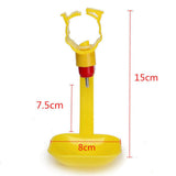 Maxbell 10Pcs Poultry Water Drinking Cups- Chicken, Hen - Automatic Drinker Yellow