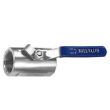 Maxbell Stainless Steel Ball Valve Threaded Female Lever Handle Gate Valve  DN32