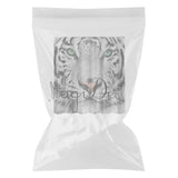 Max Extra Long Fabric Bath Shower Curtain 12 Hooks Bathroom Use Tiger