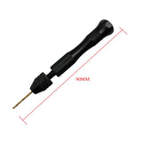 Maxbell Mini Micro Aluminum Alloy Hand Drill With Keyless Chuck Manual Drilling D