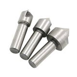 Maxbell 3Pcs HSS Countersink Drill Tool Bit Set For Steel Hard Metals 10mm 12mm 16mm