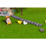 Maxbell Miniature Bricks Fairy Garden Micro Landscape Bonsai Pot Craft DIY Decor S