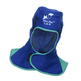 Maxbell Flame Retardant Safey Helmet Welding Neck Protective Hood Welder Head Cover Blue