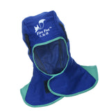 Maxbell Flame Retardant Safey Helmet Welding Neck Protective Hood Welder Head Cover Blue