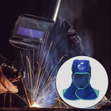 Maxbell Flame Retardant Safey Helmet Welding Neck Protective Hood Welder Head Cover Blue