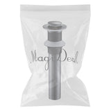 Maxbell Black Brass Basin Sink Drain for Ceramic Pots Small Cover with Overflow