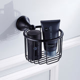 Maxbell Antique Copper Wall Mounted Toilet Paper Roll Holders Tissue Basket Black