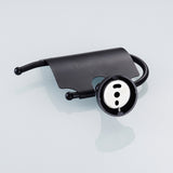 Maxbell Wall Mounted Brass Toilet Paper Holder With Cover Roll Tissue Rack Black