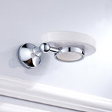 Maxbell Bathroom Wall Mounted Shower Ceramic Soap Dish Holder Brass Holder Chrome