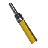 Maxbell 0.25 Inch Shank Hinge Mortise Template Wood Milling Cutter 38x72mm Yellow