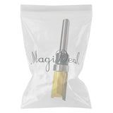 Maxbell 0.25 Inch Shank Hinge Mortise Template Wood Milling Cutter 20x65mm Yellow