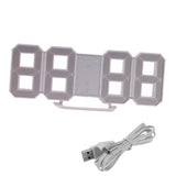 Maxbell Modern Digital LED Table/Wall Hanging Clock Watch 24 or 12-Hour Display