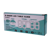 Maxbell Modern Digital LED Table/Wall Hanging Clock Watch 24 or 12-Hour Display