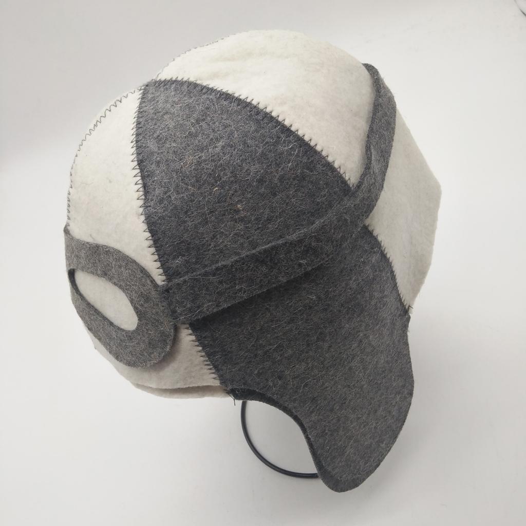 Maxbell Wool Hat for Sauna Banya Bath House Head Protection Embroidered Unisex #10