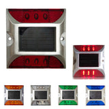 Maxbell Ultra Bright Outdoor Solar Power LED Light Driveway Step Road Lamp Red