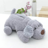 Maxbell Plush Puppy Dog Tissue Box Cover Car Holder Organizer Home Decor Grey