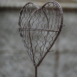 Maxbell Iron Wire Heart Frame Stand Succulent Pot Metal Hanging Planter Plant Holder