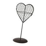 Maxbell Iron Wire Heart Frame Stand Succulent Pot Metal Hanging Planter Plant Holder