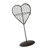 Maxbell Iron Wire Heart Frame Stand Succulent Pot Metal Hanging Planter Plant Holder