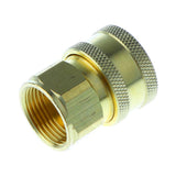 Maxbell M22x 1.5mm Female Socket Brass Pressure Washer Quick Connect Fitting