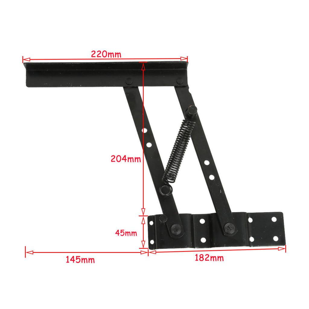 Maxbell  DIY Coffee Top Table Lift Fitting Furniture Mechanism Spring Hinge Hardware