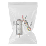 Maxbell Reducer Gear Motor With Magnetic Coded Disc Encoder Tachomotor DC12V 250RMP
