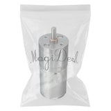Maxbell Silver JGA25-370 Miniature DC Gear-Box Reducer Electric Motor 6V 280RPM