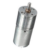 Maxbell Silver JGA25-370 Miniature DC Gear-Box Reducer Electric Motor 6V 1360RPM