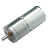 Maxbell Silver JGA25-370 Miniature DC Gear-Box Reducer Electric Motor 12V 130RPM