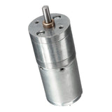 Maxbell Silver JGA25-370 Miniature DC Gear-Box Reducer Electric Motor 12V 130RPM