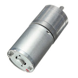 Maxbell Silver JGA25-370 Miniature DC Gear-Box Reducer Electric Motor 12V 280RPM