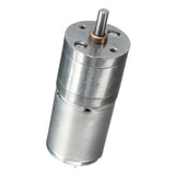 Maxbell Silver JGA25-370 Miniature DC Gear-Box Reducer Electric Motor 12V 620RPM