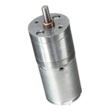 Maxbell Silver JGA25-370 Miniature DC Gear-Box Reducer Electric Motor 24V 130RPM