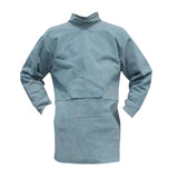 Maxbell Welding Long Coat Apron Protective Clothing Apparel for Welder 85cm  Blue