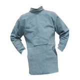 Maxbell Welding Long Coat Apron Protective Clothing Apparel for Welder 85cm  Blue