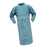 Maxbell Welding Long Coat Apron Protective Clothing Apparel for Welder 110cm  Blue