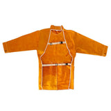 Maxbell Welding Long Coat Apron Protective Clothing Apparel for Welder 85cm  Orange