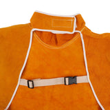 Maxbell Welding Long Coat Apron Protective Clothing Apparel for Welder 85cm  Orange