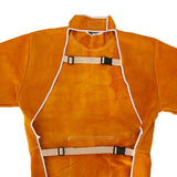 Maxbell Welding Long Coat Apron Protective Clothing Apparel for Welder 85cm  Orange
