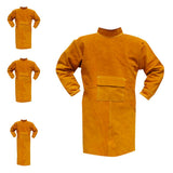 Maxbell Welding Long Coat Apron Protective Clothing Apparel for Welder 85cm  Orange