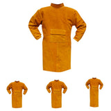 Maxbell Welding Long Coat Apron Protective Clothing Apparel for Welder 85cm  Orange